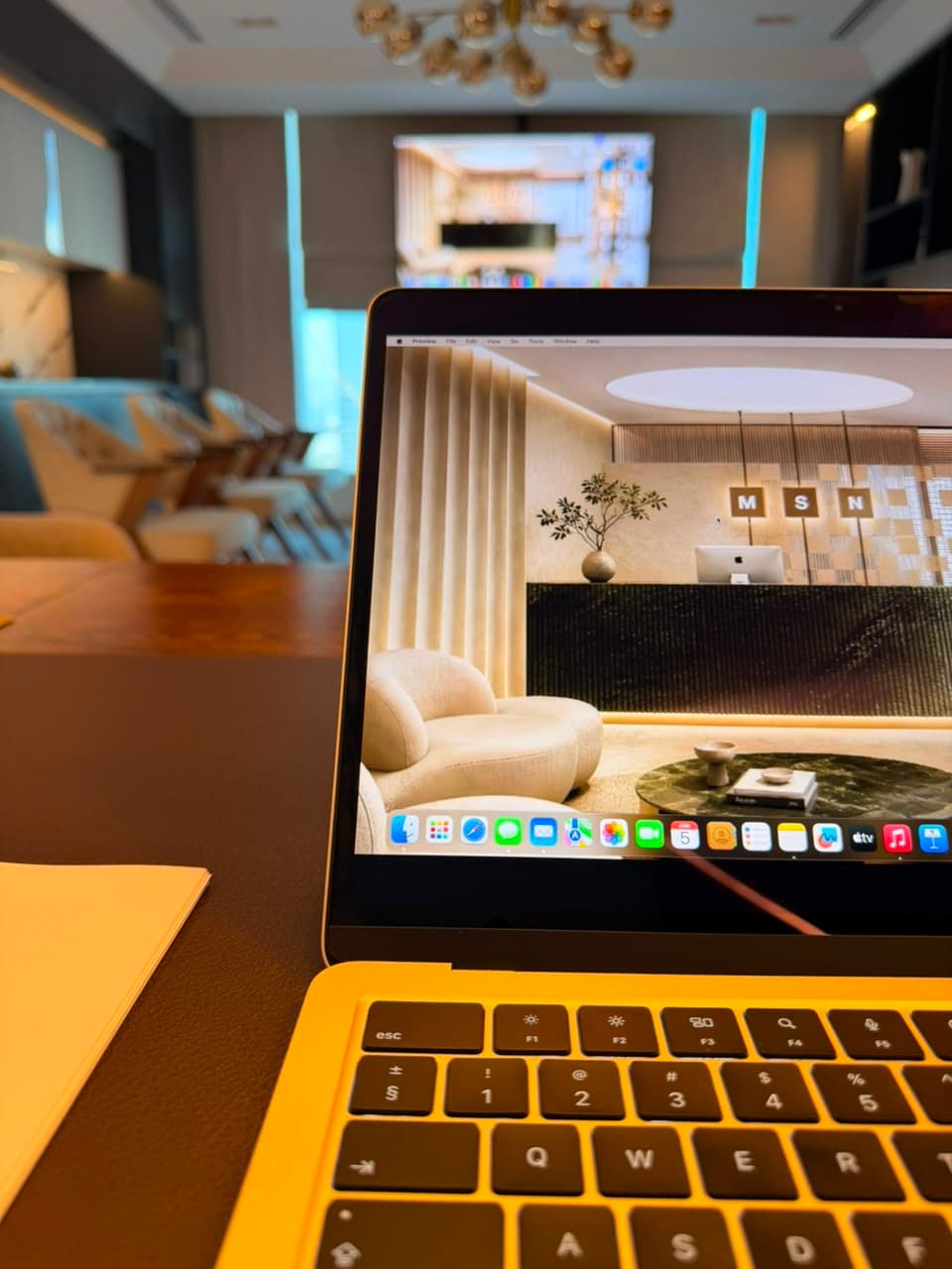 The Private Office — the principal's suite at Naseema Tower, Dubai